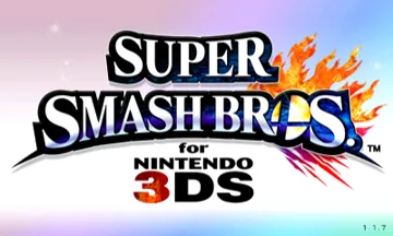Super Smash Bros. for Nintendo 3DS (v05)(USA)(M3) screen shot title
